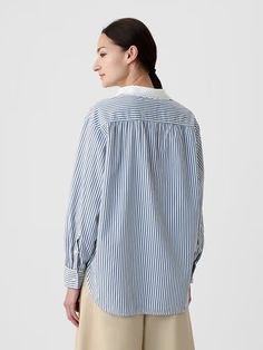 Gap × DÔEN Organic Cotton Eyelet Big Shirt | Gap Coastal California, Big Shirt, Which Is Better, Work Life, Pesticides, The Gap, Oversized Shirt, New Woman, Gap