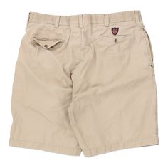 Vintage Ralph Lauren Polo beige chino shorts, fit a 35" waist and 9" inseam. WAIST: 35 inches / 89cmsINSEAM: 9 inches / 23cmsRISE: 12 inches / 30cmsGENDER: mens CONDITION: good - marks on the front and back as pointed out.STYLE: chino shortsERA: 1990sCOLOUR: beigeFABRIC: cotton Beige Cotton Bermuda Cargo Shorts, Beige Cotton Shorts With Belt Loops, Classic Beige Bermuda Shorts With Pockets, Classic Beige Cotton Bermuda Shorts, Classic Beige Shorts With Pockets, Classic Beige Bermuda Shorts, Classic Beige Cotton Shorts, Beige Cotton Bermuda Shorts With Short Inseam, Classic Beige Shorts With Built-in Shorts