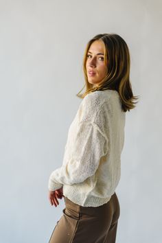 Introducing The Cranny Drop Shoulder Cardigan in Oatmeal! Stay cozy and stylish with this trendy cardigan featuring a relaxed drop shoulder design and a soft oatmeal color. Perfect for chilly days and layering over any outfit. Upgrade your wardrobe with this must-have piece! Details self/lining: 65% polyester + 35% cotton Fabric Care Guide Here Sizing & Fit Measurements are approximate and taken while laying flat across the front. Not doubled. small: bust = 24"; length = 22" medium: bust = 25"; Shoulder Cardigan, Trendy Cardigans, Outfit Upgrade, Drop Shoulder Cardigan, Oatmeal Color, Jeans Jumpsuit, Shoulder Design, Stay Cozy, Cardigan Jacket