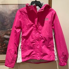 Never Worn, No Tags But Perfect Condition Pink Color Size Small Women’s Size The North Face Brand The North Face Pink Spring Outerwear, Pink The North Face Outerwear With Pockets, Pink The North Face Outerwear For Spring, The North Face Outerwear For Outdoor Activities, The North Face Long Sleeve Windbreaker For Spring, The North Face Spring Outdoor Outerwear, The North Face Hooded Windbreaker For Spring, Pink North Face, North Face Brand