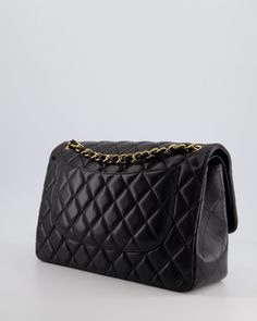 for more information on this item Brand - Chanel Model - Jumbo Double Flap Materials - Lambskin Leather Colour - Black Hardware - Gold Accompanied by original dustbag, box, Chanel and Entrupy authenticity Measurements – 30cm x 21 cm x 10cm Code - 21754076 Year - 2015 - 2016 Ref - 031431 Please note we are not affiliated with the brands we sell. Please note that all of our items are and sold on behalf of private individual sellers. Purchasing through us is contributing to an ethical and sustainable fashion future. All our items come with an . All sales are final. You are making great choices for the planet and for yourself, Love Sellier.Delivery 5-8 or 10-15 working days Please note that during high season and Sale period, delivery times may be affected We accept payment with a Credit card,