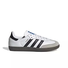 adidas Originals Samba OG "Ftwr White/Core Black/Gum" Grade School Kids' Shoe Samba Og Shoes, Adidas Shoes Mens, Adidas Samba Og, Samba Og, White Core, Black Gums, Sneakers Adidas, Cloud White, Unisex Shoes