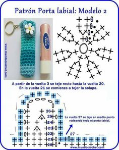 the instructions for how to crochet are shown in this diagram, with pictures below