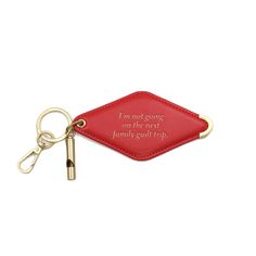 Fashionably funny, the new Matchdaddy key fob features an easy-find clasp and brass safety whistle. Home Keys Aesthetic, Keys Aesthetic, Safety Whistle, Home Keys, Stationary Notebook, Gift For Boss, Skin Care Masks, Puzzle Jewelry, Guilt Trips