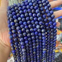 Material: Lapis Lazuli Size: 4mm 6mm 8mm 10mm 12mm Shape: round Quantity: 1 strand Approx 90 pcs for 4mm Approx 62 pcs for 6mm Approx 47 pcs for 8mm Approx 37 pcs for 10mm Approx 32 pcs for 12mm Home Page: https://www.etsy.com/shop/Nextjewelry?ref=hdr_shop_menu Hemp Bag, Wholesale Bags, Blue Apatite, Wedding Gift Favors, Tube Beads, Party Bags, Jewelry Party, Lapis Lazuli, Round Beads