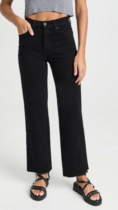 Everyday Fall Pants With Frayed Hem, Versatile Full Length Jeans For Fall, Straight Leg Bottoms With Seam Detailing, Stretch Cropped Flare Jeans For Everyday, Classic High Rise Stretch Cropped Jeans, Classic High-rise Stretch Cropped Jeans, Versatile Mid-rise Flare Jeans For Fall, Mid-rise Flare Jeans With Seam Detailing For Spring, Chic Jeans With Seam Detailing For Spring