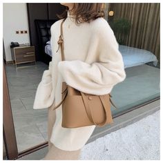 Poppy Bag Material: PU, Polyester Colors available: Black, Brown, Beige, Khaki length 25.5cm*height 22cm*width 11cm Note: 1 Inch=2.54 CM; 1 CM=0.39 Inch, Due to different batches, the bag's liner may be different. We pay your attention to the fact that different computer screens can display different colors even though this is one and the same color. Therefore the color of the received good can be a little bit different than the good on the photo. Ripped Women, Sundress Casual, Snow Dress, Beige Bag, Clubwear Dresses, Crop Top And Shorts, Jeans For Short Women, Timeless Handbag, Daily Dress