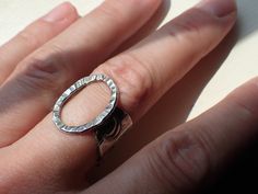 Solid silver open circle ring with a wide band. The ring is handmade and there is only this one available! It fits about a US 7, but I can bring it up to a US 8. Silver Bird Ring, Best Friend Ring, Open Circle Ring, Wide Silver Band, Bird Ring, Friend Rings, Bird Rings, Silver Bird, Circle Ring