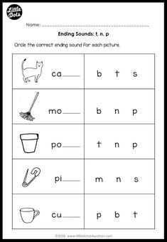 the worksheet for beginning sounds to practice