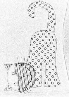 a drawing of a giraffe and a cat