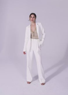 THE FAVORITE PANT | Favorite Daughter Luxury Classic Wide Leg Pants With Concealed Placket, Favorite Daughter Pants, Luxury Neutral Full-length Pants, Luxury White High-waisted Wide Leg Pants, Luxury Wide Leg Pull-on Pants, Favorite Daughter, New Shop, Duster Coat, Trousers