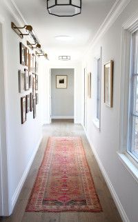 Portfolio - designstilesdesignstiles Renovation House, Best White Paint, Hal Decor, Long Hallway, Entry Hallway, Ideas Hogar, White Paint Colors, Narrow Hallway, Hus Inspiration