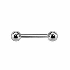 Titanium Straight Piercing barbell High polished 14 Gauge 5/8" 16mm Good for tongue Nipple and more We use Ti-6AL4V-ELi ASTM F-136(Grade 23) IMPLANT GRADE titanium in all of our Titanium Body Jewelry Ball size 5mm