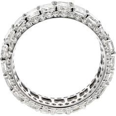 a white gold and diamond ring