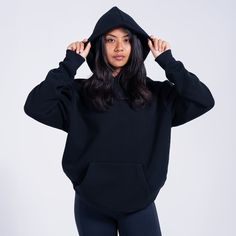 When you want a minimalist style and comfort, you need the WSS Athletic PO Fleece Women's Hoodie . It has a solid color, making it easy to match with any pair of sweats or jeans in your closet or drawer. Plus, with its fitted cuffs and hems, you'll have that tailored look while you're remaining comfortable. Fit: Relaxed. Hooded sweatshirt. Material: Fleece. Machine washable. Pullover. Fitted cuffs and hem. Adjustable hood. Black Long Sleeve Breathable Hoodie, Black Long Sleeve Activewear With Adjustable Hood, Black Midweight Long Sleeve Hoodie, Account Verification, Black Moisture-wicking Hoodie Sweatshirt, Black Moisture-wicking Fleece Hoodie, Minimalist Fashion, Hoodies Womens, Hooded Sweatshirts