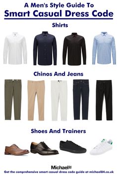 Smart Casual Outfit Ideas For Guys who want to look good with what they wear. #mensfashion #outfittips #outfitguide #styleguide Men Daily Outfit Casual, Mens Casual Smart Outfits, Mens Office Fashion Casual, Business Smart Casual Man, Men’s Smart Casual Office, Mens Smart Outfit, Smart Casual Look For Men, Mens Fashion Smart Casual Winter, Smart Casual Work Outfit Male