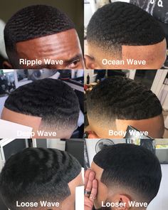 Black Waves Hair, Black Men Haircuts Short Fade, Waves Black Men, Black Hairstyles Black Women, Black Man Haircut, Waves 180, Short Haircuts For Black Men, Black Weave Hairstyles, Shadow Fade