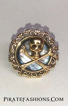 Lady Pirates love rings, the more the merrier. This be affordable, adjustable rings that match the Corset Dress Pins, Pirate Queen Necklace, Earrings n' Belts . They come in three colors (blue, red n' black) and two finishes (gold n silver). Gold Punk Rings, Adjustable Metal Skull Ring, Adjustable Unique Metal Skull Ring, Adjustable Vintage Skull Ring Gift, Steampunk Skull Jewelry Gift, Adjustable Gothic Skull Ring As A Gift, Adjustable Metal Skull Ring Punk Style, Adjustable Metal Punk Skull Ring, Adjustable Metal Skull Ring In Punk Style