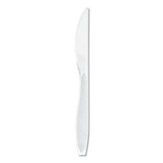 a white knife on a white background