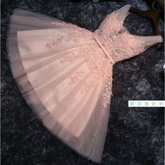 Blush Pink Homecoming Dress, Pink Hoco Dresses, Pink Bridesmaid Dresses Short, Homecoming Dresses Lace, Cute Homecoming Dresses, Homecoming Party, Pink Homecoming Dress, Satin Tulle, Dress Homecoming