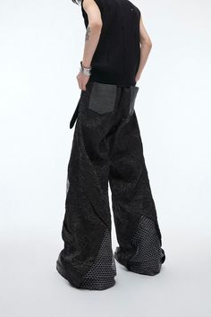 Argue Culture presents these black trousers as part of their Spring/Summer '24 collection Material: 100% polyesteroversized fitunisexthe model is wearing a size X-Large / 179cm (5'9ft) and 58kg (128lbs)Hand wash with water under 40°CNo bleachFlat to dryMeasurements Size Waist Front rise Length Hip S 70 32 109 104 M 74 33 111 108 L 78 33 113 112 XL 82 34 115 116 Black Baggy Wide Leg Pants For Streetwear, Baggy Black Wide Leg Pants For Streetwear, Black Wide-leg Parachute Pants For Streetwear, Black Wide-leg Summer Cargo Pants, Black Wide-leg Cargo Pants For Summer, Black Wide Leg Pants With Pockets For Streetwear, Black Wide Leg Pants With Cargo Pockets For Streetwear, Black Wide Leg Cargo Pants For Streetwear, Oversized Urban Black Bottoms