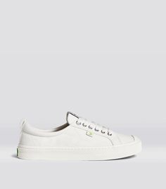 OCA Low Off-White Canvas Sneaker Women Canvas Sneakers Men, Canvas Sneakers Womens, Colorful Sneakers, Vegan Sneakers, Knit Sneakers, Sand Beige, Leather Shops, Suede Sneakers, Sneaker Brands