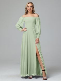 Mirabelle Off Shoulder Long Sleeves Chiffon Bridesmaid Dresses Long Sleeve Chiffon Bridesmaid Evening Dress, Chiffon Long Sleeve Bridesmaid Evening Dress, Long Sleeve Chiffon Evening Dress For Bridesmaids, Elegant Long Sleeve Chiffon Bridesmaid Dress, Elegant Chiffon Long Sleeve Bridesmaid Dress, Off-shoulder Chiffon Maxi Dress For Wedding, Fitted Long Sleeve Chiffon Wedding Dress, Fitted Long Sleeve Chiffon Dress For Wedding, Flowy Long Sleeve Bridesmaid Evening Dress