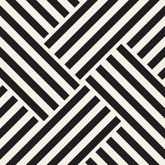 an abstract black and white pattern with diagonal stripes in the center, as well as lines that are parallel to each other