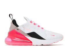 Mike Air Max 270, Nike 270s, Nike Shoes Women Fashion, Pink Nike Shoes, Nike Converse, White Nike Shoes, Nike Fashion Shoes, Preppy Shoes