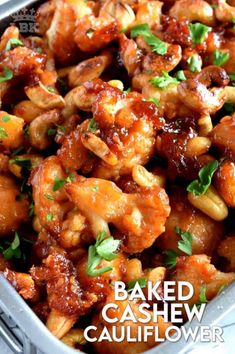 a pan filled with chicken and garnished with parsley