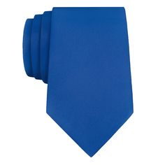 A solid blue tie conveys authority, compassion, and respect for tradition. This classic shade in KT Blue is a wardrobe workhorse, perfect for any formal occasion. Blue Necktie, Neck Gaiters, Small Bows, Blue Ties, Kids Pillows, Blue Tie, Petite Women, Neck Scarves, Scarf Hairstyles