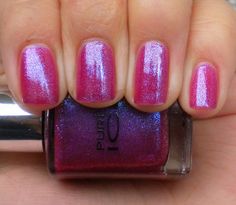 Pure ice - rio / like a nail polish version of urban decays jilted lipgloss Nurse Nails, Lexi Nails, Ice Nail, Nail Polish Pink, Finger Paint, Finger Nail Art, Vibrant Nails, Nail Polish Collection, Autumn Style