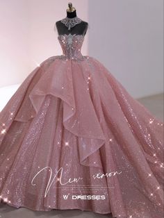 Pink Gown For Debut, Disney Prom Dresses Princesses, Debut Gowns, Black Quinceanera Dresses, Debut Dresses