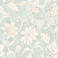 Plumeria Aqua Floral Trail Wallpaper Strip Wallpaper, Watercolor Backdrop, Stripped Wallpaper, Aqua Watercolor, Blue Floral Wallpaper, Coastal Wallpaper, Trail Design, Aqua Wallpaper, Wallpaper For Sale