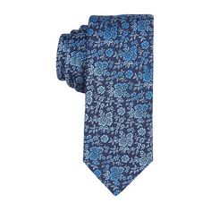 Crafted from a woven fabric, this Stafford men's tie features a navy floral pattern, making it perfect for days at the office or special events. Pair it with a navy suit and a light blue shirt for a cohesive, polished appearance.Measurements: 58 Length/InchesBase Material: 100% PolyesterFabric Description: WovenLining Material: PolyesterCare: Spot CleanTie Width: Classic Width TieCountry of Origin: Imported Elegant Blue Cotton Ties, Elegant Blue Cotton Suit And Tie Accessories, Blue Cotton Tie For Formal Occasions, Blue Floral Print Suit And Tie Accessories For Business, Classic Blue Cotton Tie, Navy Formal Ties For Summer, Fitted Blue Floral Suit And Tie Accessories, Formal Cotton Ties With Floral Print, Dapper Blue Ties For Workwear