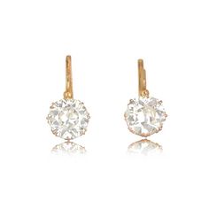 12343_TV Classic Formal Earrings With Rose Cut Diamonds, Timeless Rose Cut Diamond Earrings For Formal Occasions, Classic Formal Rose Cut Diamond Earrings, Formal Classic Rose Cut Diamond Earrings, Timeless Rose Cut Diamond Earrings, Timeless Gold Diamond Earrings With Rose Cut, Classic Drop Earrings With Rose Cut Diamonds, Classic Rose Cut Diamond Drop Earrings, Timeless Yellow Gold Rose Cut Diamond Earrings