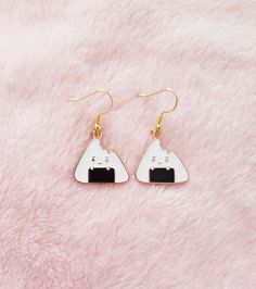 Hypoallergenic Lead and nickel free Earring hooks (as in picture) Clip on is available (for non pierced ears) Sushi Earrings, Earrings Anime, Earrings Cottagecore, Cottagecore Earrings, Anime Earrings, Earrings Kawaii, Kawaii Earrings, Food Earrings, Nickel Free Earrings