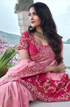 Pink Soft Woven South silk saree With contrast embroidered Floral work designer blouse for Party,Sangeet,Wedding WearBaby Pink Silk Saree For Wedding For Occasion, Saree For Women With Blouse Latest Design, Festive Wear Traditional Saree.Classy and Elegant Lavender Pink  Organza Silk  Saree with  Gives  Full partywear or Wedding Wear look,Saree Best is  for Gifting Someone Who is Special For You Like Your Mother, Sister, Wife ..Etc FABRIC :  Silk Saree with Embroidered Designer Blouse Type : Designer Wear, Simple Wear, Traditional Pattern, Festive Wear, Wedding Saree Style : Indian Dress, Traditional Saree,Sarees For All Ocassion Stitch : Blouse UnStitched  Size  Blouse Customize upto 42 Bust Size Wash : Dry Clean Only Free Shipping Worldwide Note : Color Might be light in original Note : Silk Saree For Wedding, Half And Half Saree, Saree For Wedding, Indian Dresses Online, Latest Indian Saree, South Silk Sarees, Indian Sarees Online, Saree For Women, Traditional Saree