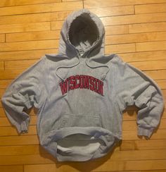 Vintage Y2K Steve & Barrys Embroidered Wisconsin Badgers Pullover Hoodie Size Small FLAWS: Multiple Pen Marks On the Hoodie, Tried to get as many as i could in Pics (See All Pics, Mainly last few pics) -Buyers to verify condition via pics.  All Flaws will be listed above along w/a pic. -Buyers to verify fit using measurements given, prior to the piece being purchased  -Ask questions prior to purchasing! ALL SALES ARE FINAL Measurements: Chest- 22" Length- 27" Important Information for buyers (So Varsity Long Sleeve Hoodie With Embroidered Graphics, Gray Hoodie With Embroidered Logo For Fall, Gray Embroidered Logo Hoodie For Fall, Gray Fall Hoodie With Embroidered Logo, College Fleece Hoodie With Embroidered Graphics, College Hoodie With Letter Embroidery And Long Sleeves, College Hoodie With Letter Embroidery, Sporty Hoodie With Embroidered Graphics For Winter, Sporty Hooded Sweatshirt With Embroidered Graphics