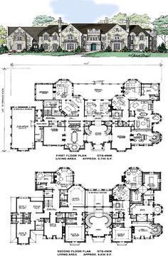 an architectural drawing shows the floor plans and elevations for two story homes, with multiple levels