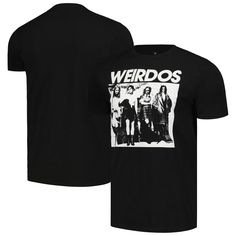 Gear up for spooky season with this The Craft Weirdos T-shirt. The printed design is perfect for showing your scary movie fandom. This lightweight tee from Ripple Junction is made of soft, comfortable material and has a slim fit. Pop Culture Crew Neck T-shirt With Band Logo, Halloween Band Merch T-shirt With Graphic Design, Halloween Crew Neck T-shirt With Logo Print, Halloween Logo Print Crew Neck T-shirt, Halloween Crew Neck Tops With Logo Print, Pop Culture Band Logo Crew Neck Top, Crew Neck Tops With Logo Print For Halloween, Halloween Band Merch T-shirt With Logo Print, Halloween Pop Culture Band Logo T-shirt