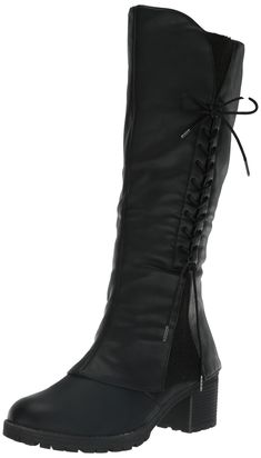 PRICES MAY VARY. Half Sizes Available Stretch in Calf Muk Luxe Lining Multiple color options available Elven Boots Women, Slim Fit Thigh High Boots, Black Leather Boots Aesthetic, Working Boots For Women, Diner Makeup, Black Boots No Heel, Victorian Boots Women, Women’s Boots, Goth Office Fashion