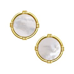 The Ida Studs, inspired by one of the world's first female explorers, are the perfect marriage of comfort and sophistication. Featuring a bold stone disc lying flush against a classic gold setting, these earrings make a statement while remaining lightweight. The Perfect Marriage, Hand Painted Beads, Starfish Necklace, Perfect Marriage, Classic Gold, Cleaning Jewelry, Semi Precious Gemstones, First World, Black Onyx