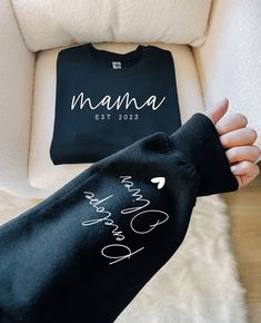 This Gender-Neutral Adult Sweatshirts item by OllieandPenny has 4603 favorites from Etsy shoppers. Ships from Murrieta, CA. Listed on Dec 2, 2023 Minimalist Mama, Idee Cricut, Cute Shirt Designs, Mama Sweatshirt, Custom Sweatshirts, Mom Sweatshirt, Mom Tees, Custom Hoodies, Mama Shirt