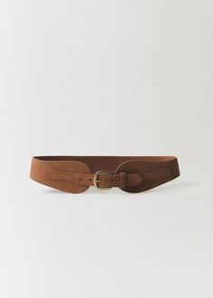 100% bovine leather. Wide design. Square metallic buckle close Belt Women, Mango Outlet, Wide Leather Belt, Design Square, Suede Fabric, Color Marron, Belts For Women, Timeless Pieces, Leather Belt