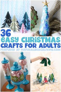 christmas crafts for adults that are easy to make and great for the holiday season,