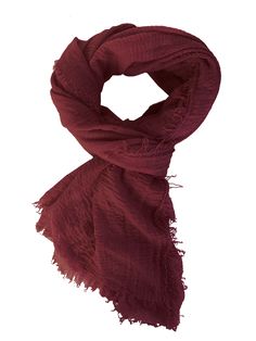 Boho Scarf - Oxblood Bohemian Scarves, Boho Scarf, Style Scarf, Boho Scarfs, Scarf Women Fashion, Handmade Scarves, Fringe Scarf, Cotton Scarf, Cotton Viscose