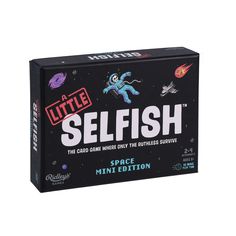 Little Selfish: Space Mini Edition Card Game Chronicle Books Toys & Games - Puzzles & Games - Games Soluna Board Game, Party Games Group, Exploding Kittens Card Game, First Astronaut, Sole Survivor, Floating In Space, Funny Phone, Strategy Board Games, Time Games