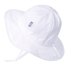 PRICES MAY VARY. 100% Cotton Drawstring closure Hand Wash Only GROW-WITH-ME SMART DESIGN: Sun hats for baby, toddler and kids with fully adjustable head drawstring. Allow you to size up so you can use the same sunhat for multiple seasons. UV SUN PROTECTION: 50+UPF rated breathable cotton sun hat with a wide brim strengthened to stay up in front. UV rating is due to weave of the fabric, no harmful chemicals or dyes were used. STAY-ON SAFE: Adjustable chin-strap ensures sun hat stays put with easy Girls Sun Hat, Kids Sun Hat, Floppy Hats, Floppy Sun Hats, Baby Sun Hat, White Eyelet, Summer Hats, Fun Prints, Made Goods