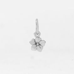 Birth Flower Charm Necklaces, Dainty Blossom Flower Jewelry, Delicate Flower Pendant Charm Necklace, Nickel Free, Delicate Nickel-free Flower Pendant Charm Necklace, Everyday Flower Necklace With Flower Charm, Everyday Flower Charm Necklace, Sterling Silver Flower Charm Gift, Mother's Day Flower Charm Necklaces, Everyday Flower Charm Necklace For Mother's Day